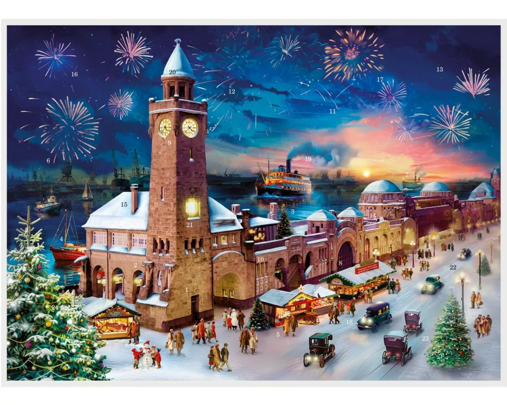 Adventskalender "Hamburg Landungsbrücken"