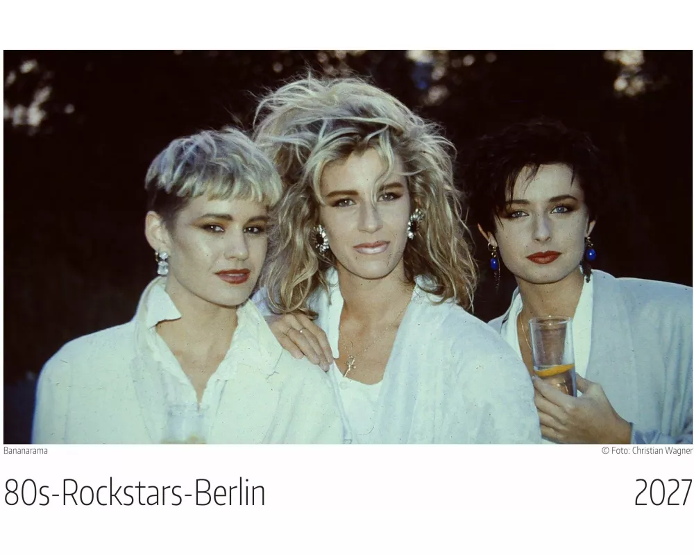 80s Rockstars Berlin Kalender 2027