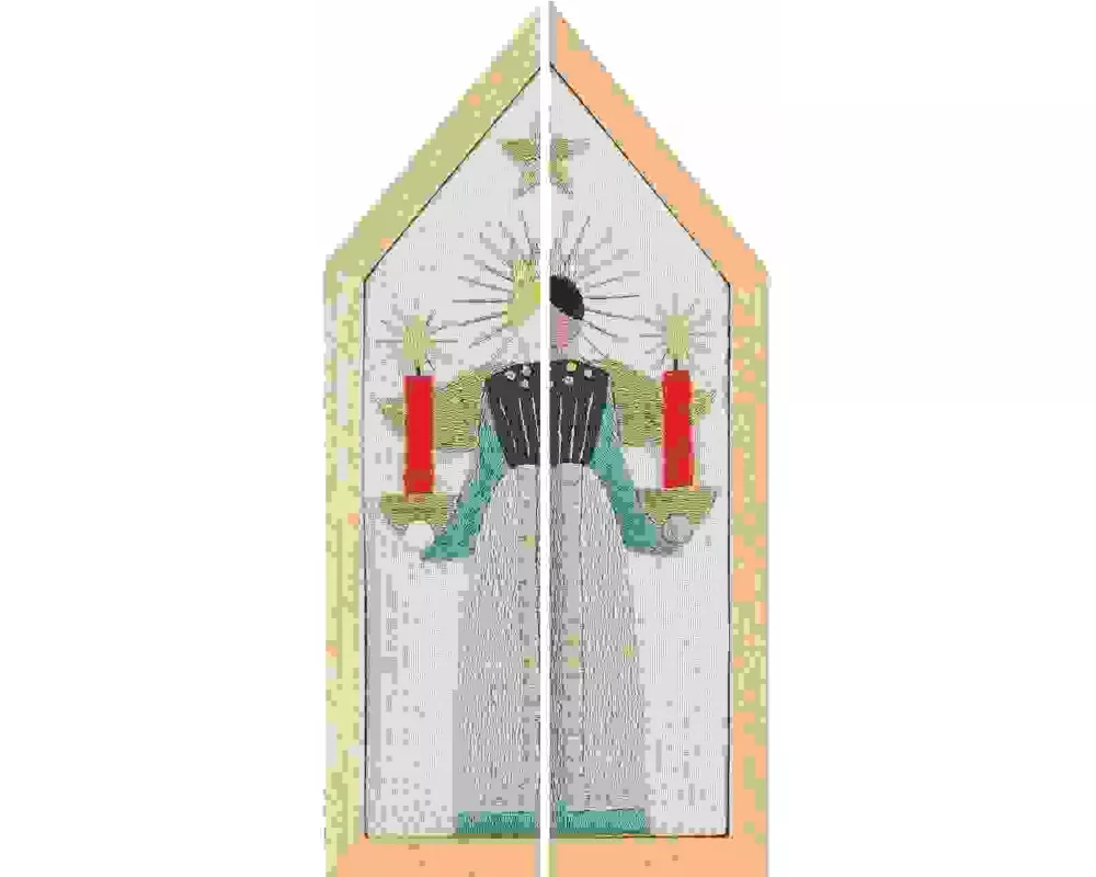 Stickpackung Vorgezeichnet, Engel, FSC Mix