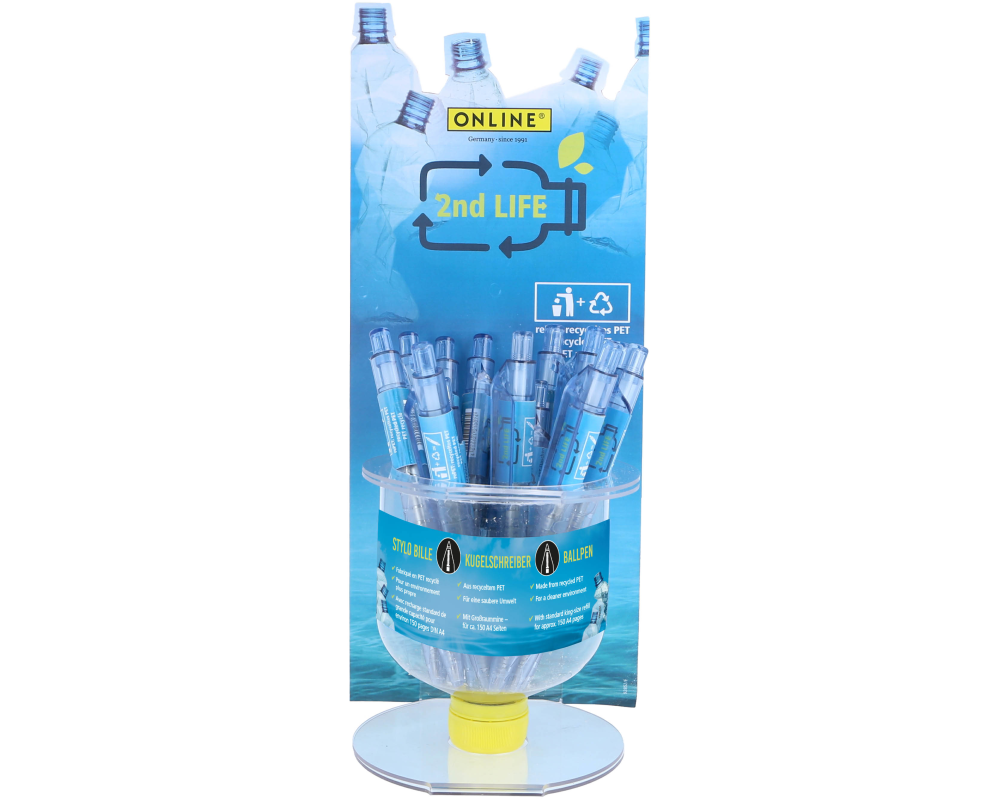 ONLINE Thekendisplay Kugelschreiber 21010/30 2nd Life 30 Stück
