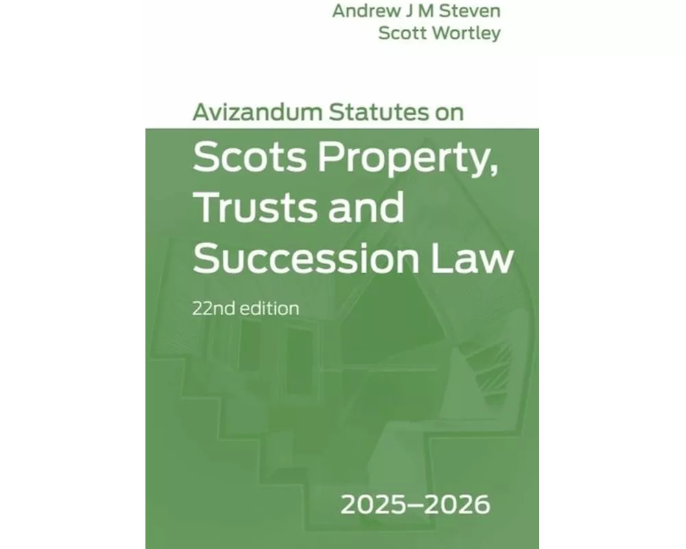 Avizandum Statutes on Scots Property, Trusts and Succession Law