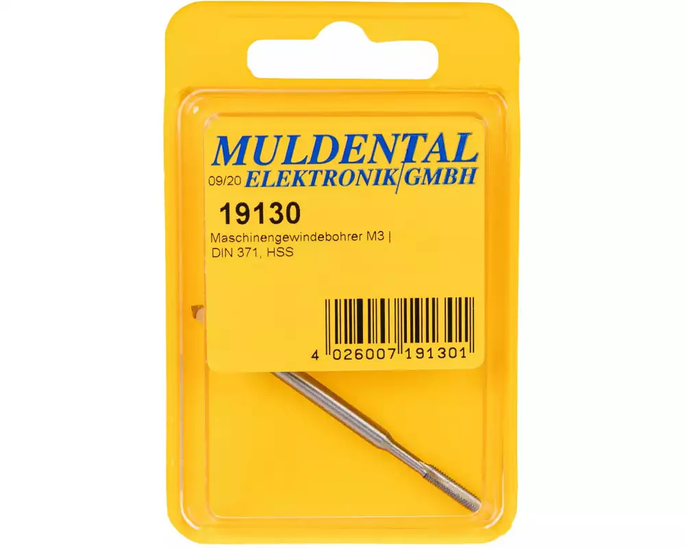 Muldental Maschinengewindebohrer M3 1 Stück