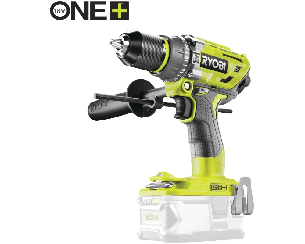 RYOBI Akku-Schlagbohrmaschine R18PD7-0, Solo, 18 V, 85 Nm