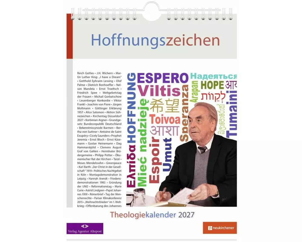 Hoffnungszeichen - Theologiekalender 2027