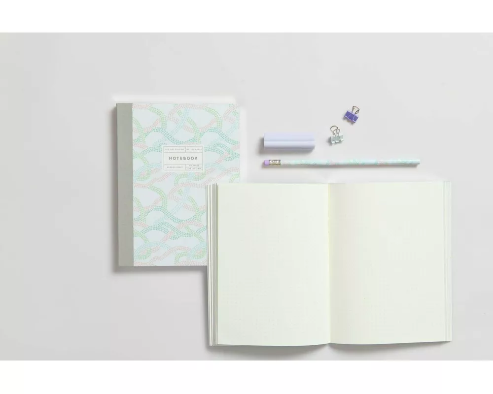 Notizbuch S, Pfade, 80 Seiten, 100 g/m² Bambuspapier