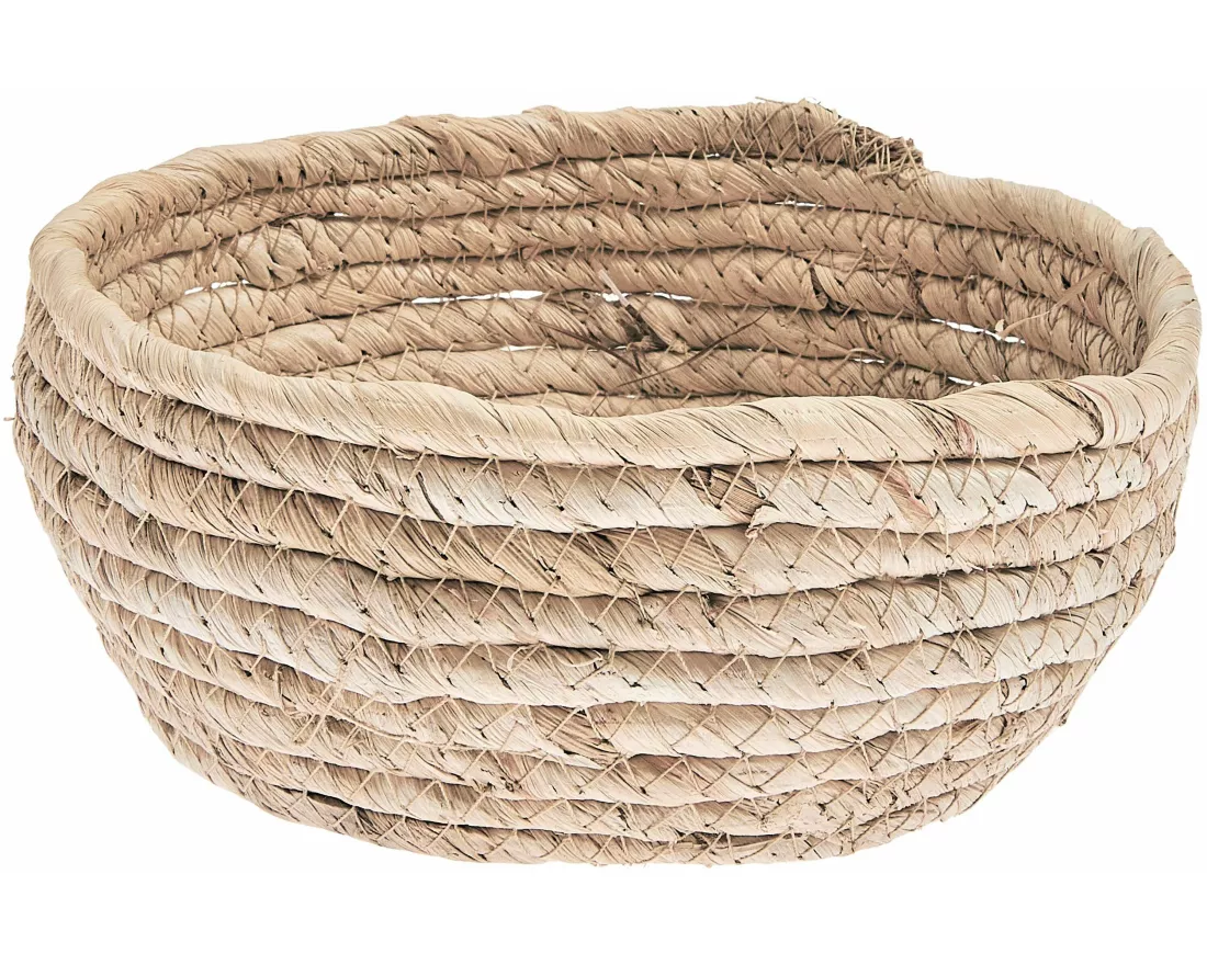 Korb rund, geflochten, Ø 18 x 8cm