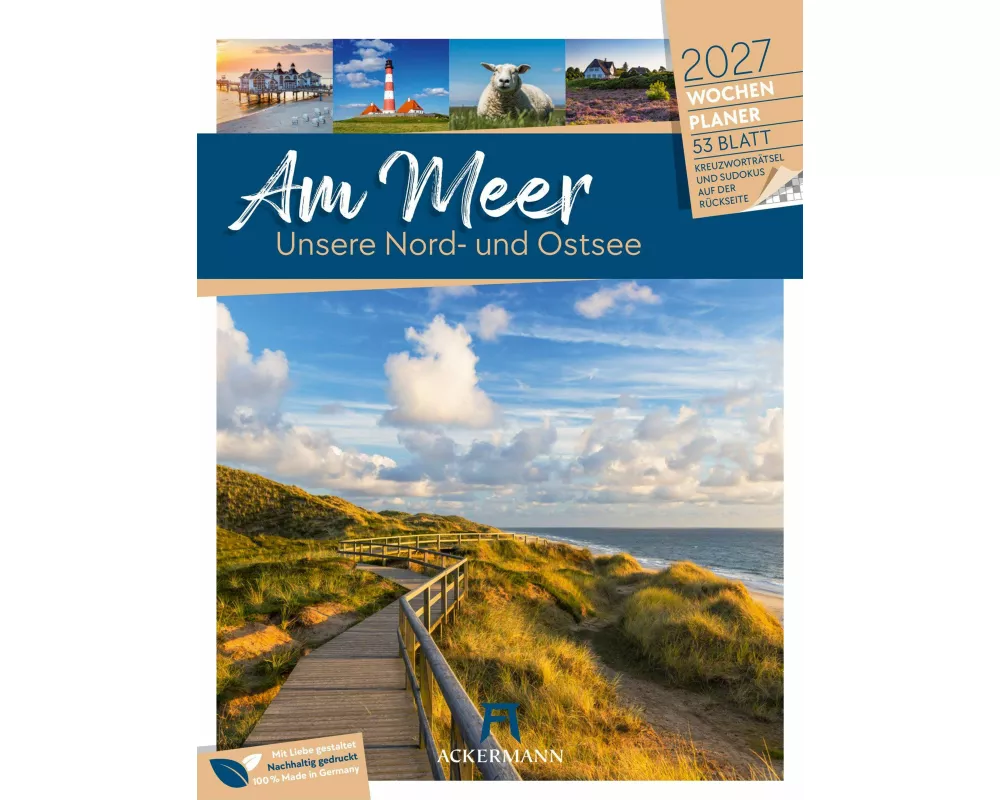 Am Meer Wochenplaner Kalender 2027