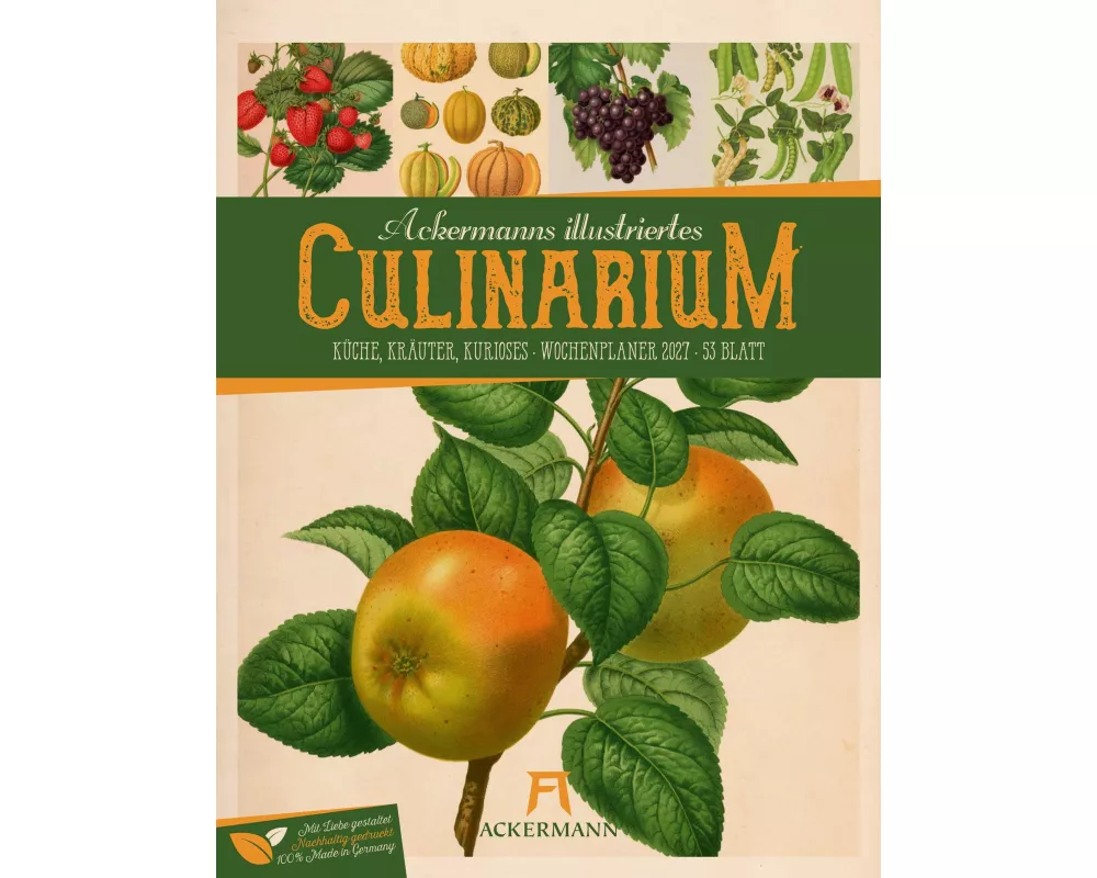 Culinarium Wochenplaner Kalender 2027 | Küche, Kräuter, Kurioses