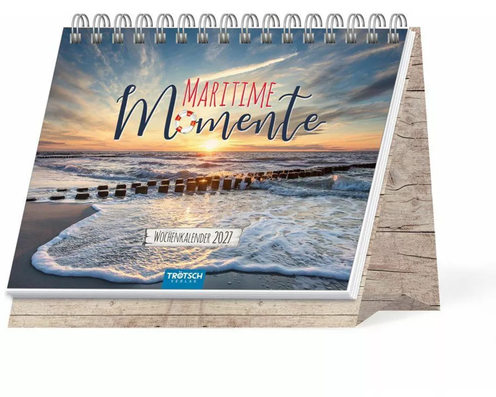 TRÖTSCH - Aufstellwochenkalender Maritime Momente 2027
