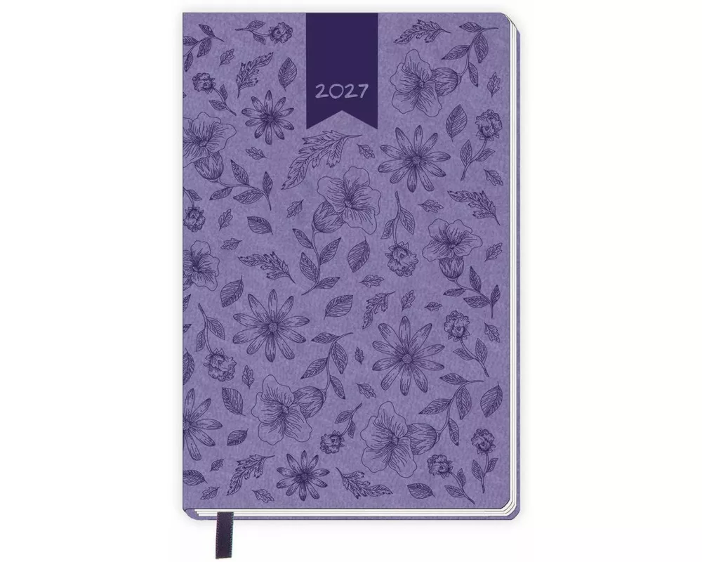 TRÖTSCH - Taschenkalender A7 Soft Touch Blumen 2027
