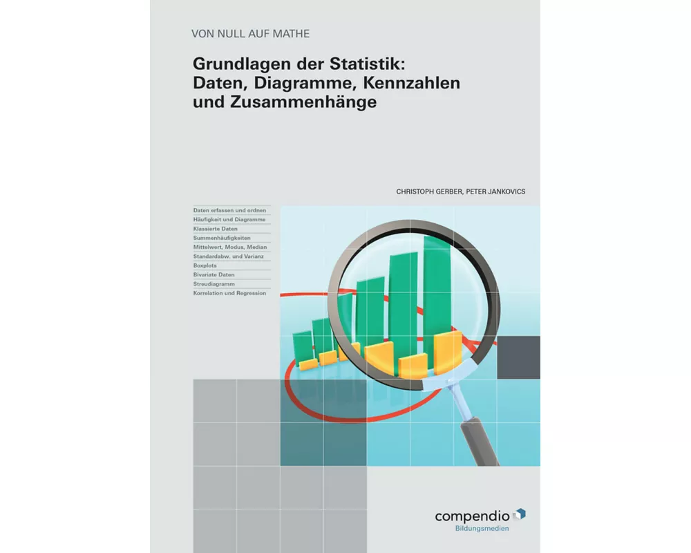Grundlagen der Statistik: Daten, Diagramme, Kennzahlen und Zusammenhänge