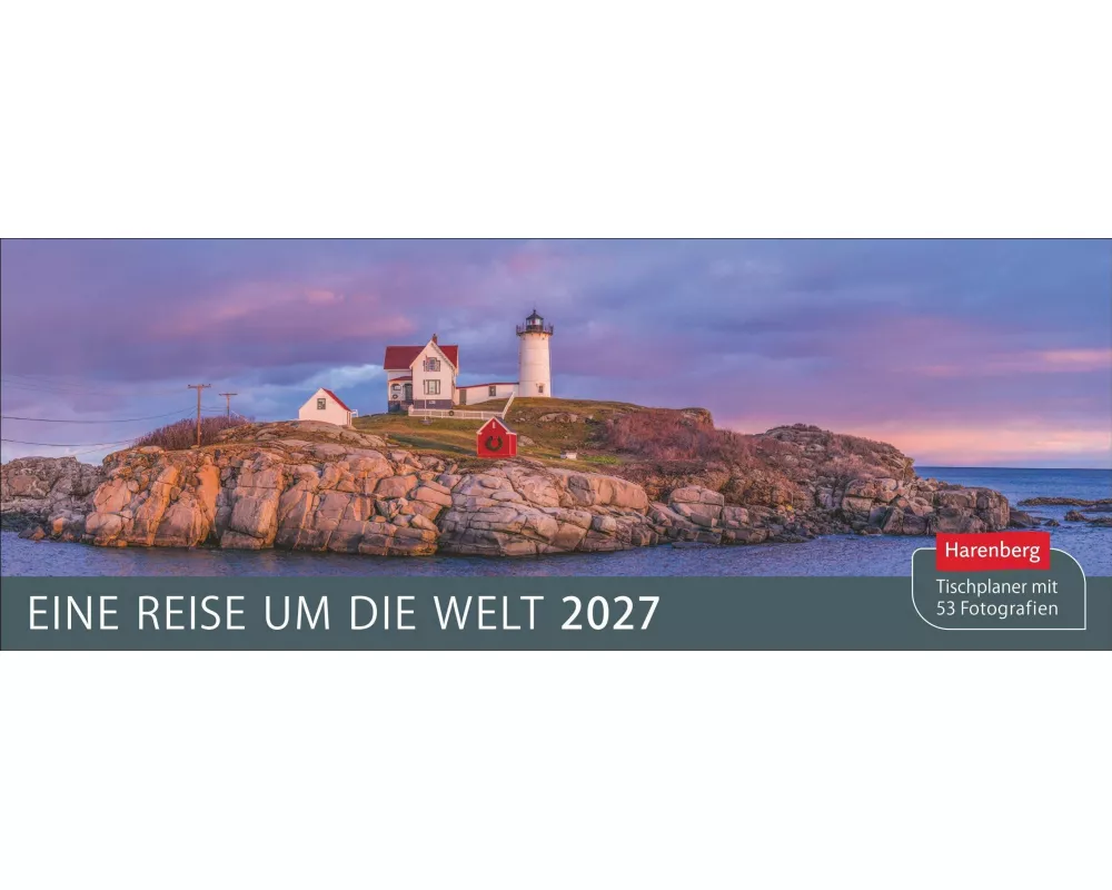 Eine Reise um die Welt Premium-Tischplaner 2027 - Wochenkalender mit 53 Fotografien