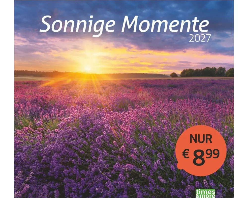 times&more Sonnige Momente Bildkalender 2027