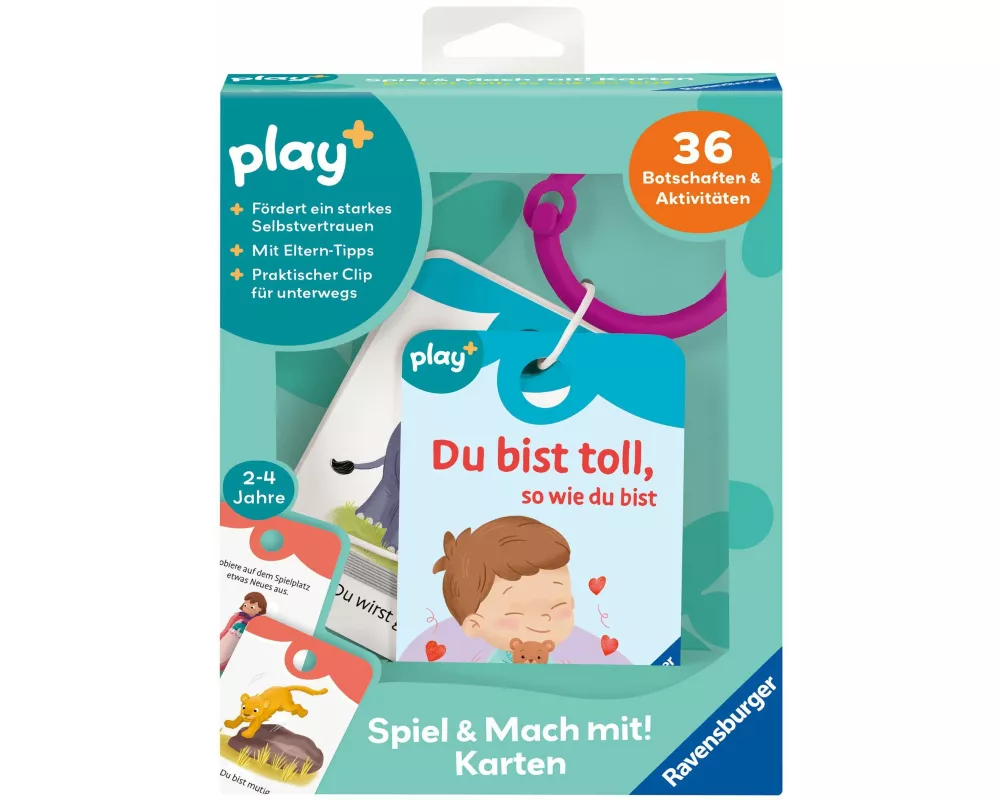 Play+ Spiel und Mach mit! Karten: Du bist toll, so wie du bist - ab 2 Jahre