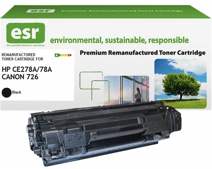 ESR Toner cartridge compatible with HP CE278A/Canon 3483B002 black remanufactured 2.100 pages