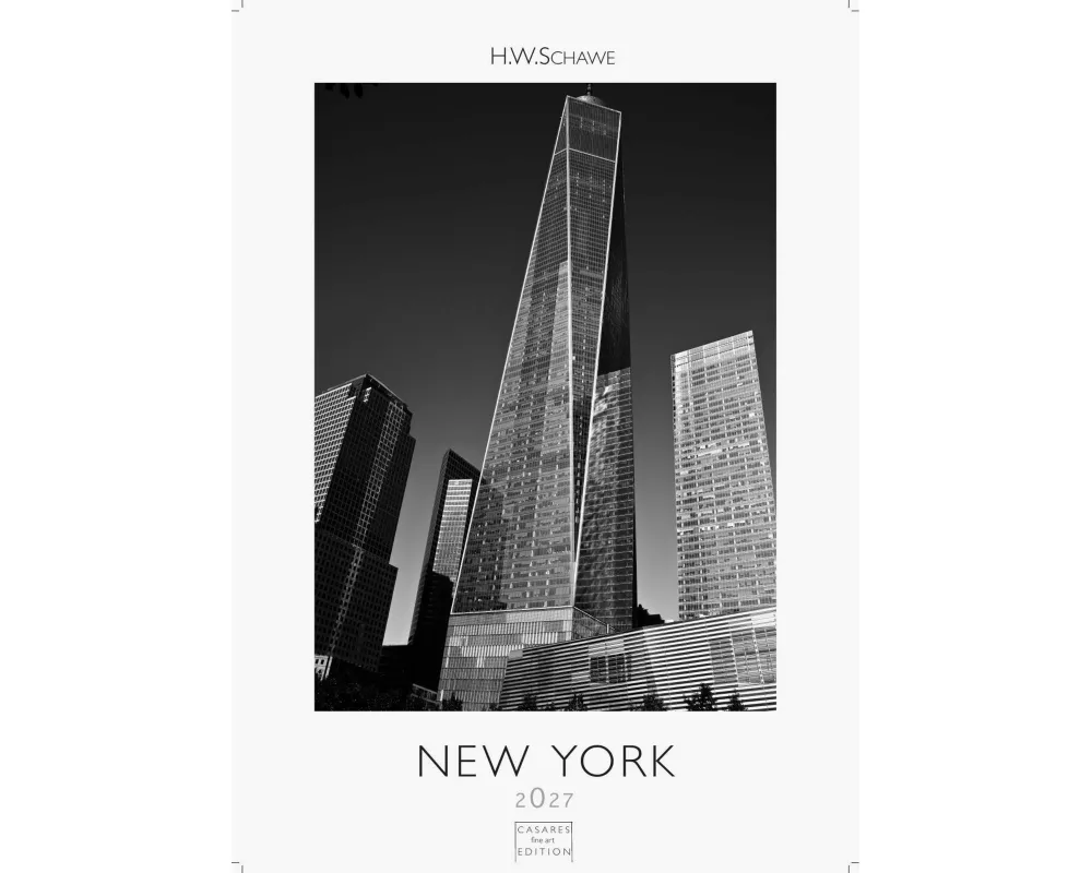 New York schwarz-weiss Kalender 2027 - Wandkalender | Fotokalender Nordamerika S 29x21cm - Eleganter Schwarz-Weiß-Print mit beeindruckenden New York C