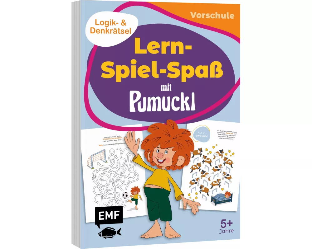 Lern-Spiel-Spaß mit Pumuckl - Mein Vorschulblock: Logik- und Denkrätsel