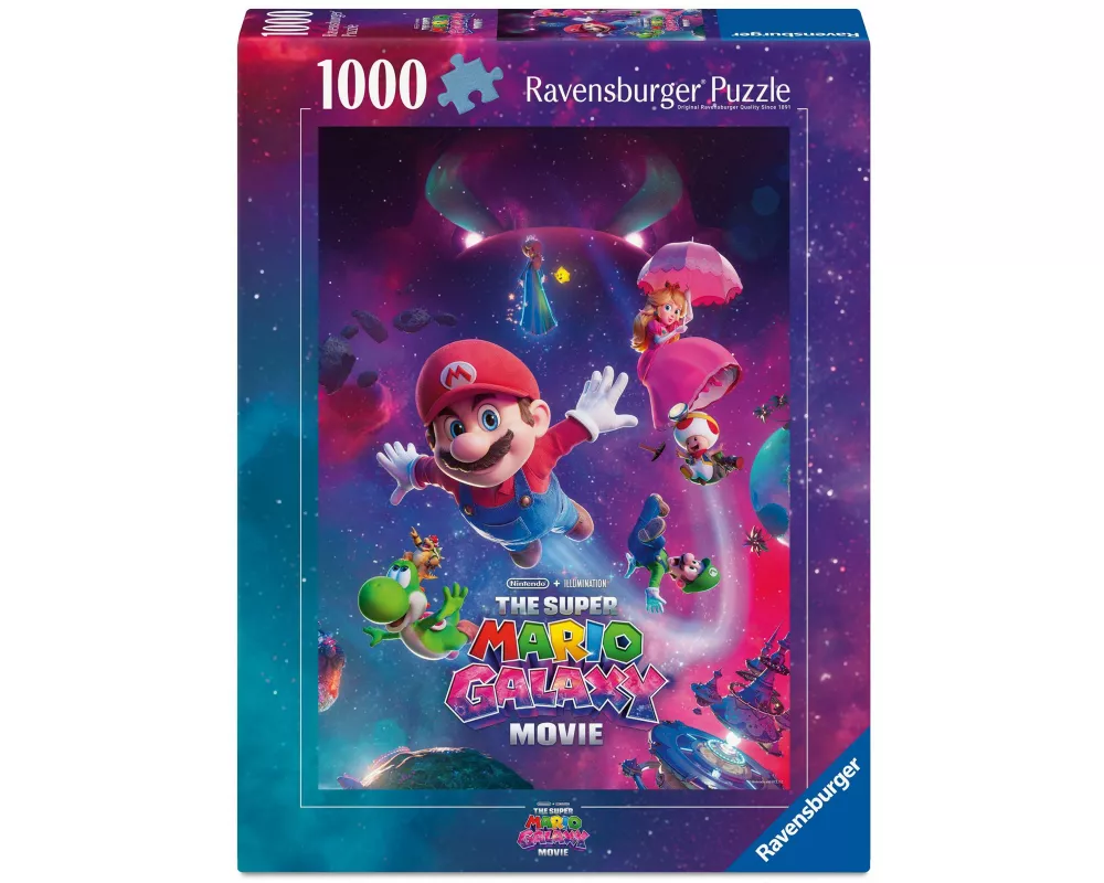 Erwachsenenpuzzle 1000 Teile - Super Mario Galaxy Movie - Galaktische Abenteuer!