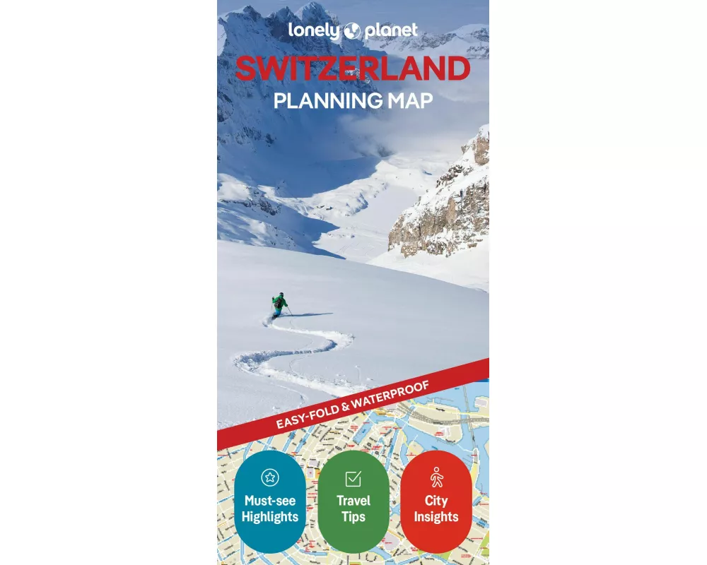 Lonely Planet Switzerland Planning Map