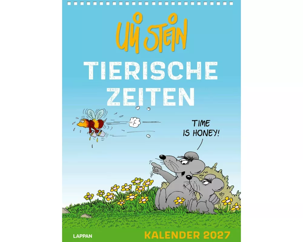 Uli Stein Tierische Zeiten 2027: Monatskalender für die Wand