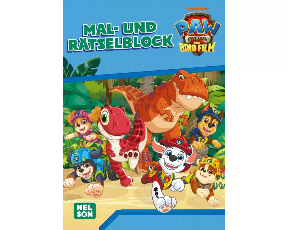 PAW Patrol Kindergartenheft: PAW Patrol - Der Dinofilm: Mal- und Rätselblock
