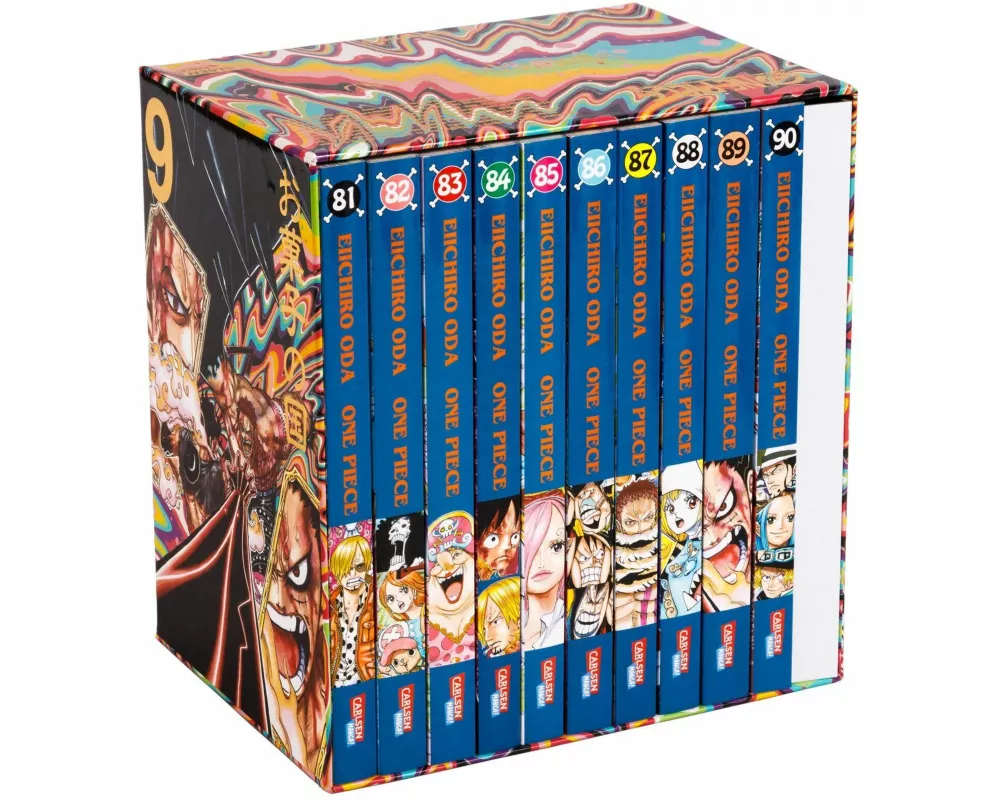 One Piece Sammelschuber 9: Whole Cake Island (inklusive Band 81-90)