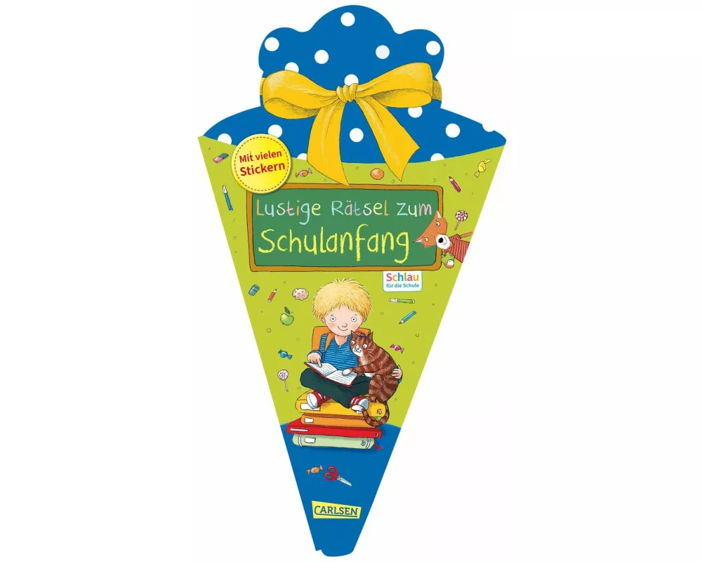 Schlau für die Schule: Lustige Rätsel zum Schulanfang (Schultüte blau)