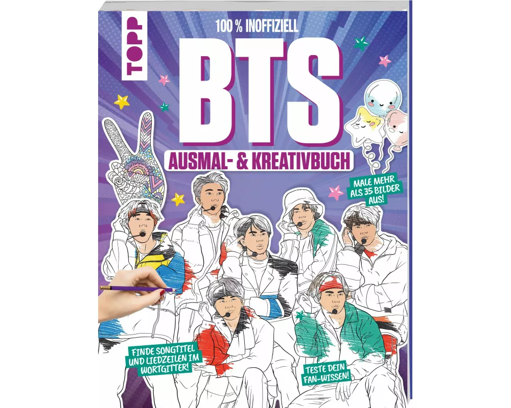 BTS: Das inoffizielle Ausmal- & Kreativbuch