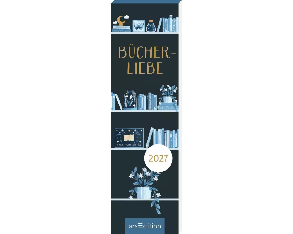 Lesezeichenkalender Bücherliebe 2027