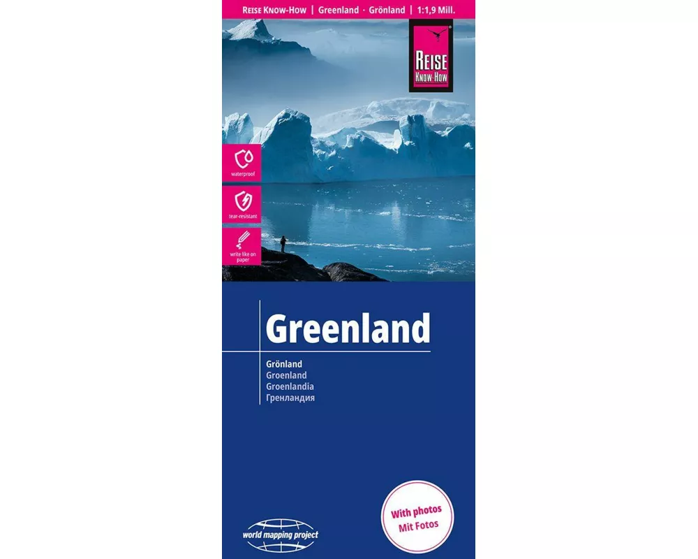 Reise Know-How Landkarte Grönland | Greenland (1:1.900.000)
