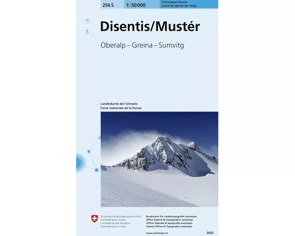 256S Disentis / Mustér Schneesportkarte