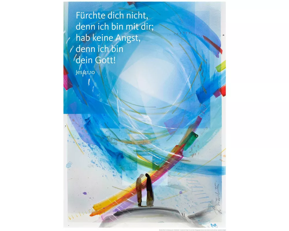Jahreslosung Eberhard Münch 2027, Kunstdruck 63 x 92 cm