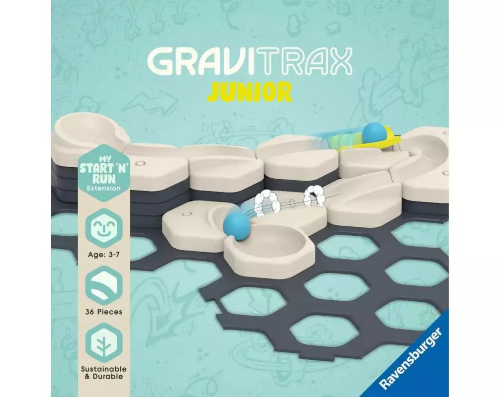 Ravensburger Kugelbahn GraviTrax Junior Starter-Set S Start and Run