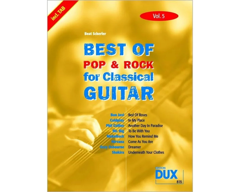 Best Of Pop & Rock for Classical Guitar 5