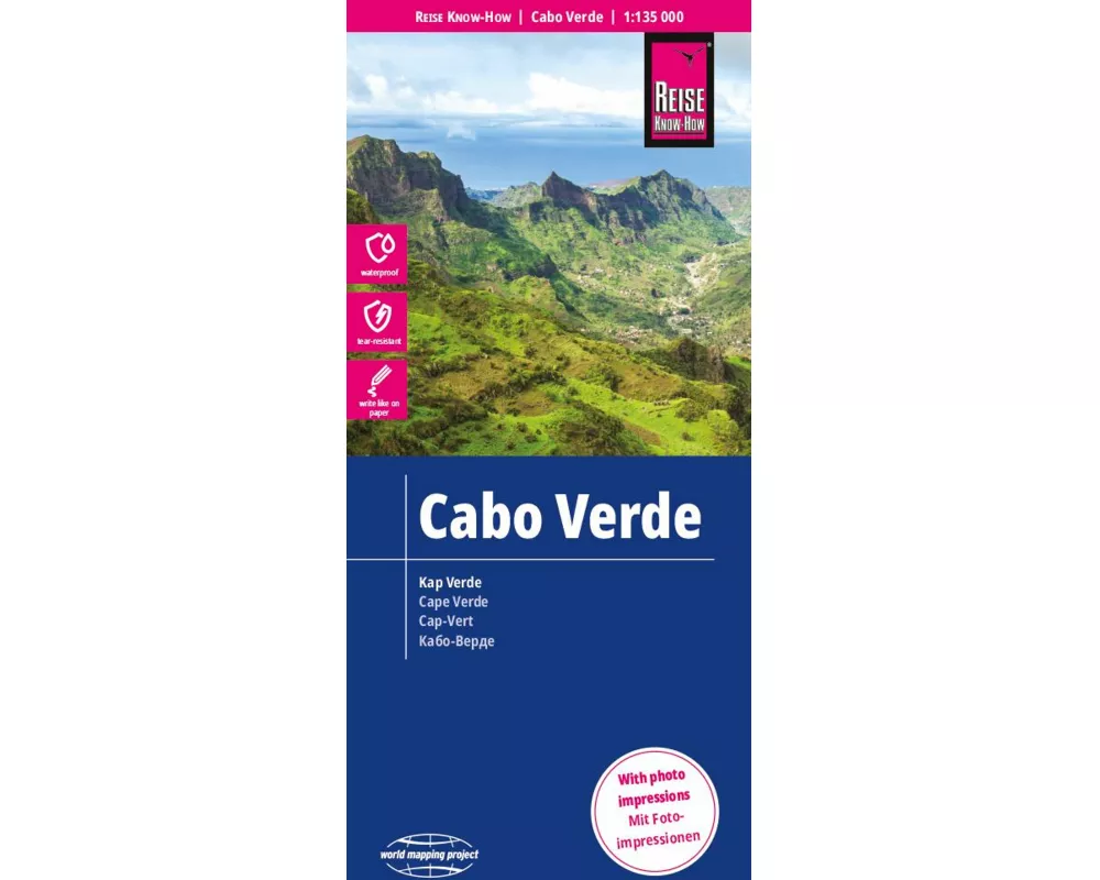 Reise Know-How Landkarte Cabo Verde (1:135.000)