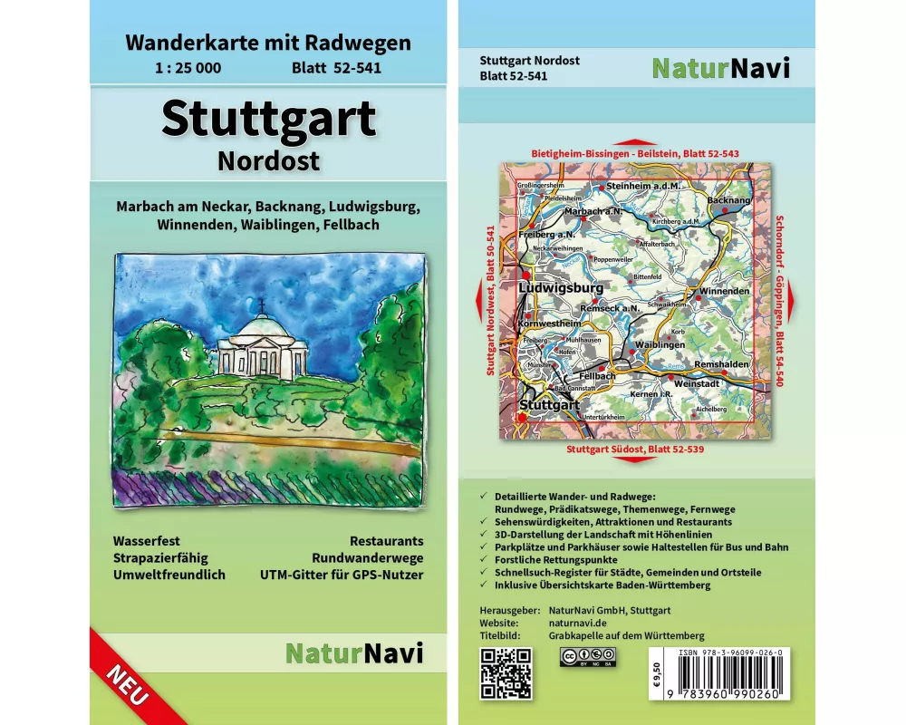 Stuttgart Nordost 1 : 25 000