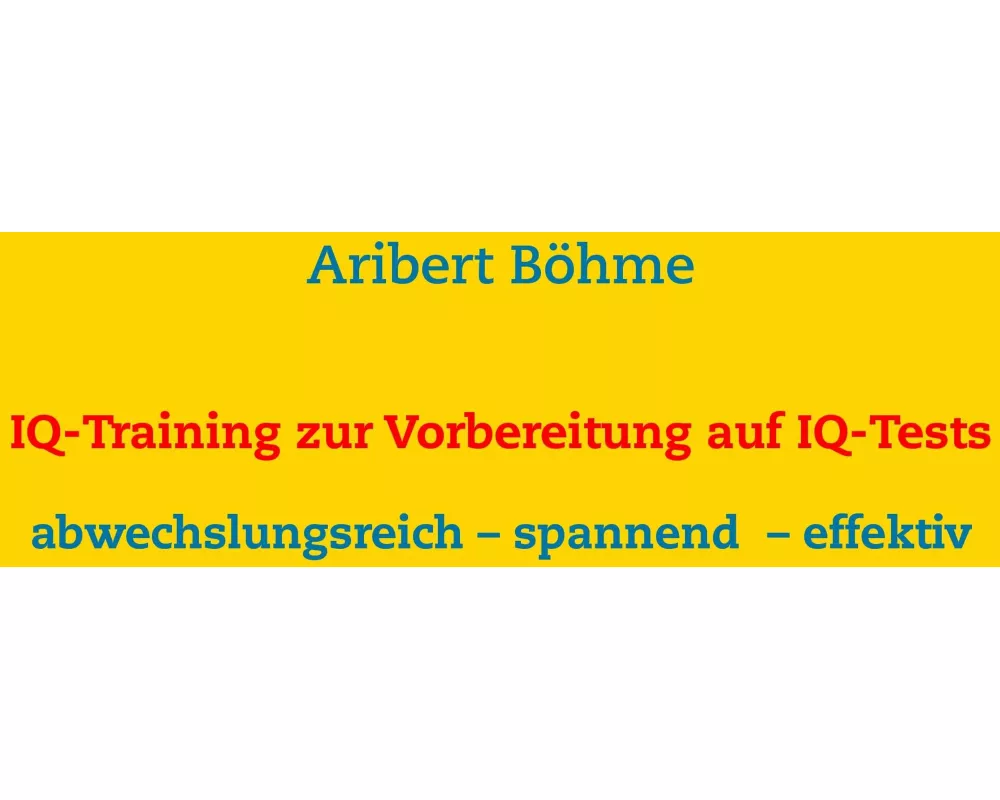 IQ-Training zur Vorbereitung auf IQ-Tests