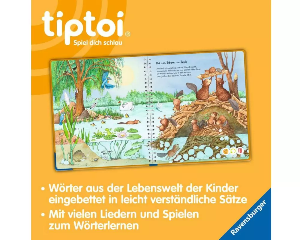 tiptoi Lernbuch Mein Wörter-Bilderbuch