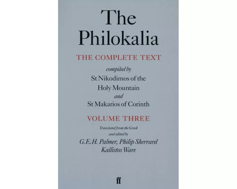 The Philokalia Vol 3