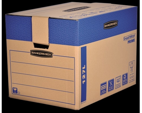 FELLOWES Umzugsbox Bankersbox 6205401 braun, extra gross