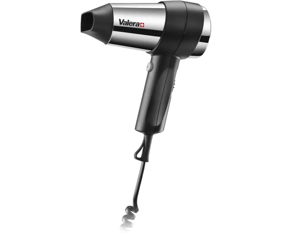 Valera Haartrockner Action 1200 Push Schwarz/Silber