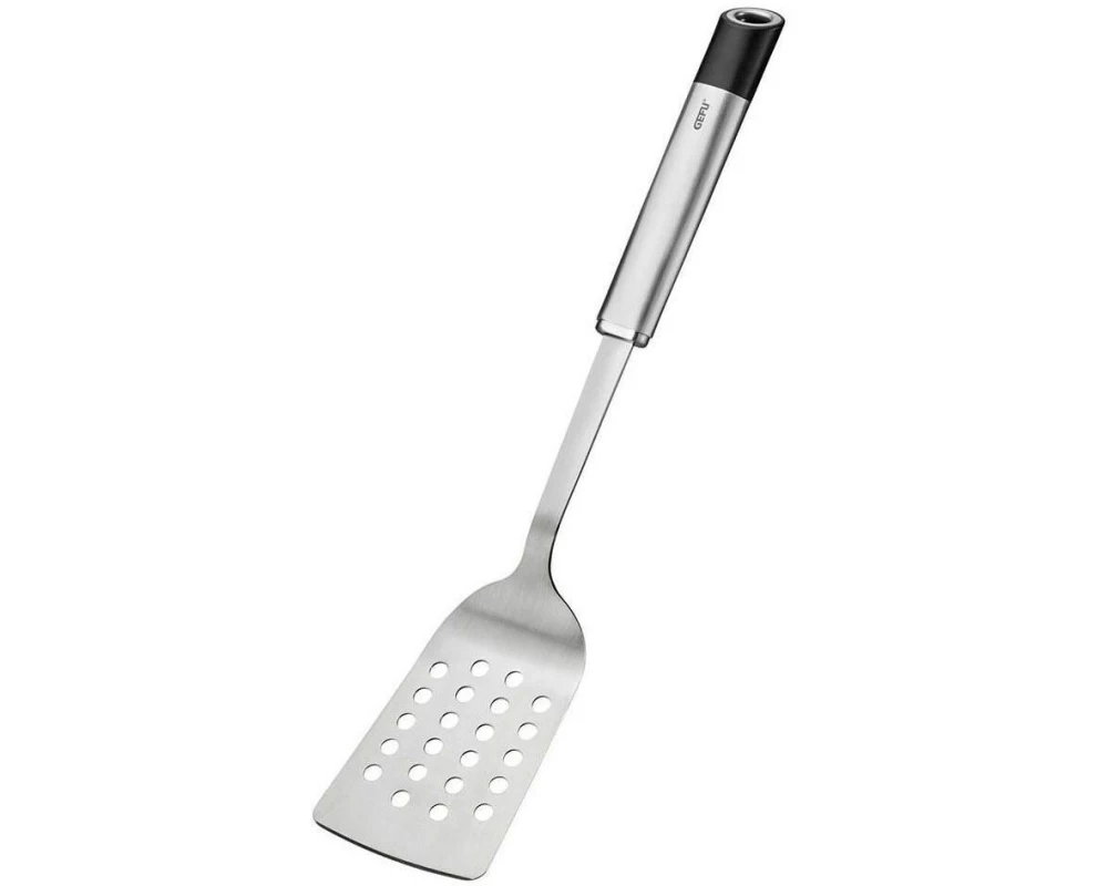 GEFU Pfannenwender Primeline 36 cm, Schwarz/Silber