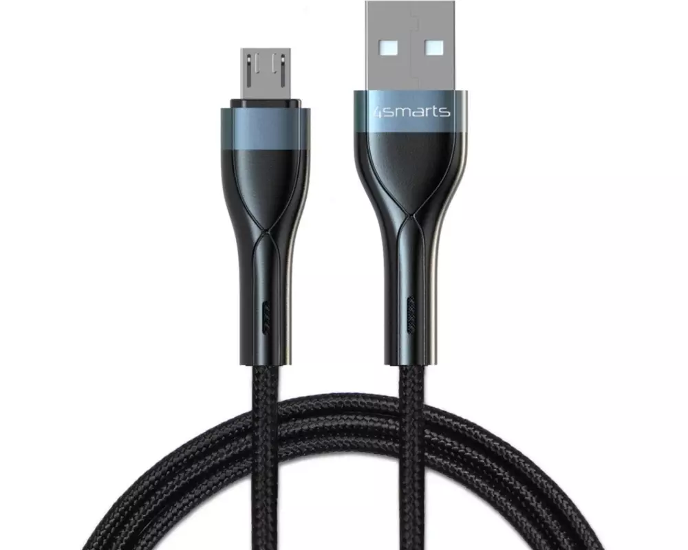 4smarts USB 2.0-Kabel PremiumCord USB A - Micro-USB B 1 m