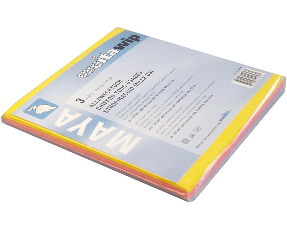 WEITACLEAN Allzwecktücher Maya 38x40cm 449561 assortiert 3 Stück