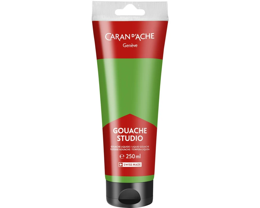 Caran d'Ache Wasserfarbe Gouache Studio 250 ml, Brillantgrün