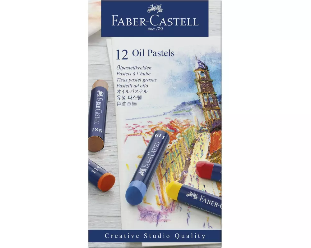 Faber-Castell Pastellkreide C. Studio 12 Stück