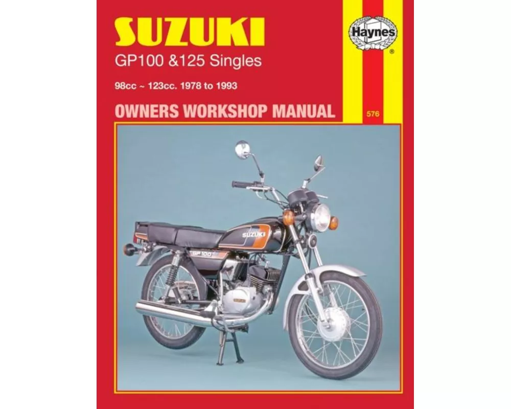 Suzuki GP100 & 125 Singles (78 - 93) Haynes Repair Manual