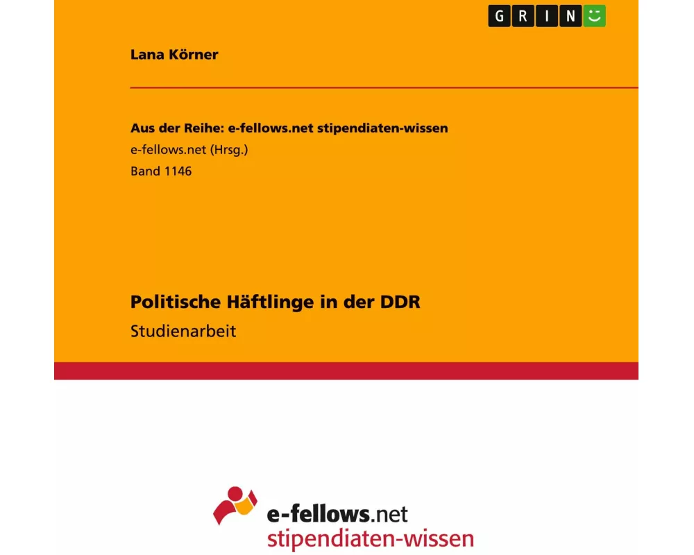 Politische Häftlinge in der DDR
