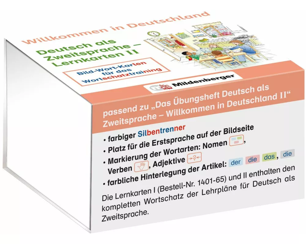 Willkommen in Deutschland - Lernkarten Deutsch als Zweitsprache II