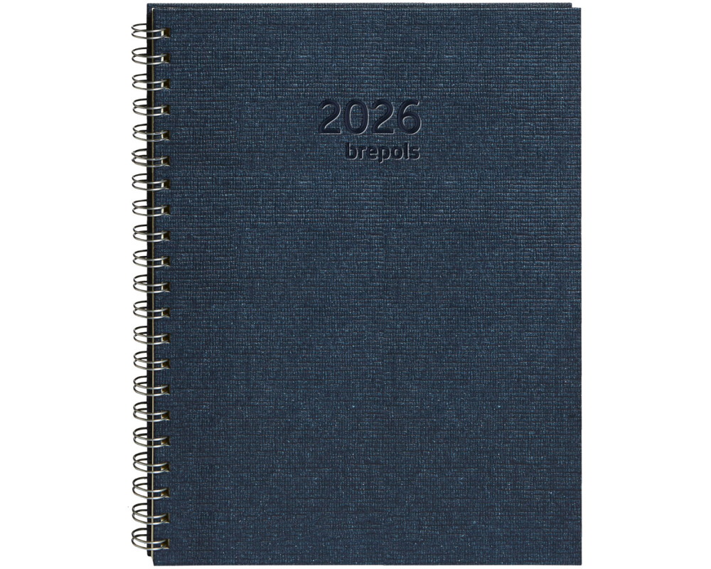 BREPOLS Agenda Omega 30 Kazar 2026 0.030.0685 1W/2S schwarz 21x29cm